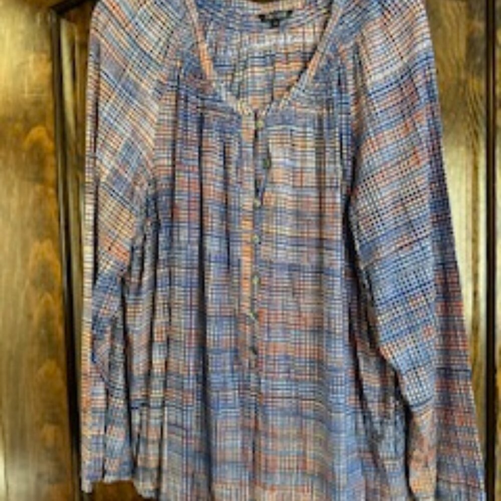 NIC+ZOE Plus | Women's Colorful Blouse (Size 2X)